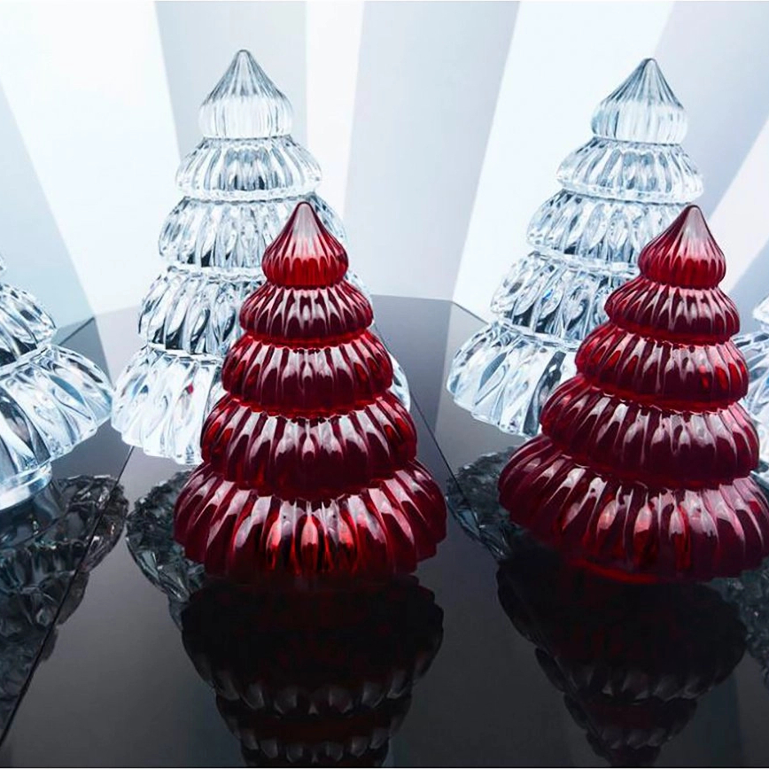Скульптура ENCHANTING Ель 12 см хрусталь красная – 2