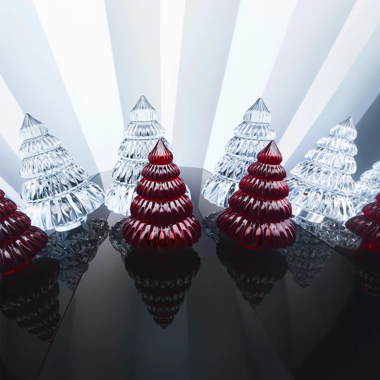 Скульптура ENCHANTING Ель 12 см хрусталь прозрачная – 2