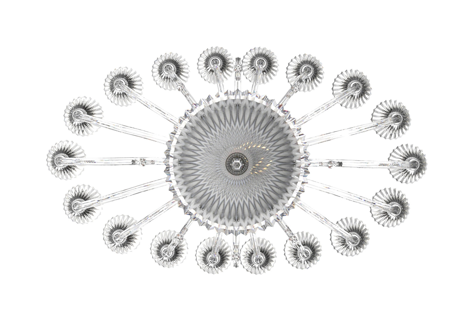 Люстра MILLE NUITS 135 см хрусталь овальная Baccarat 2814808