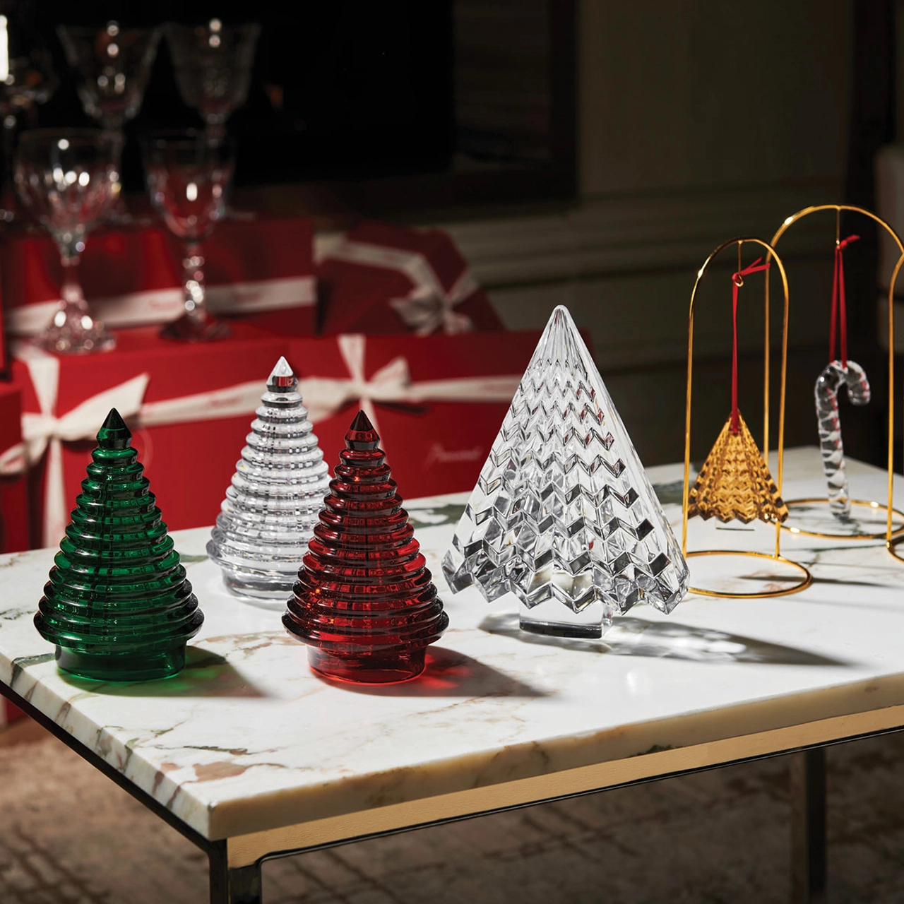 Скульптура EYE Ель 17 см хрусталь прозрачная Baccarat 2815087