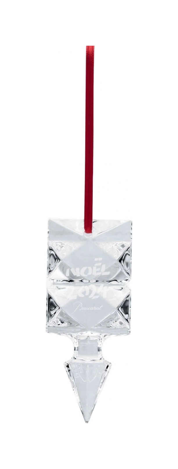 Елочная игрушка LOUXOR 8 см хрусталь прозрачная