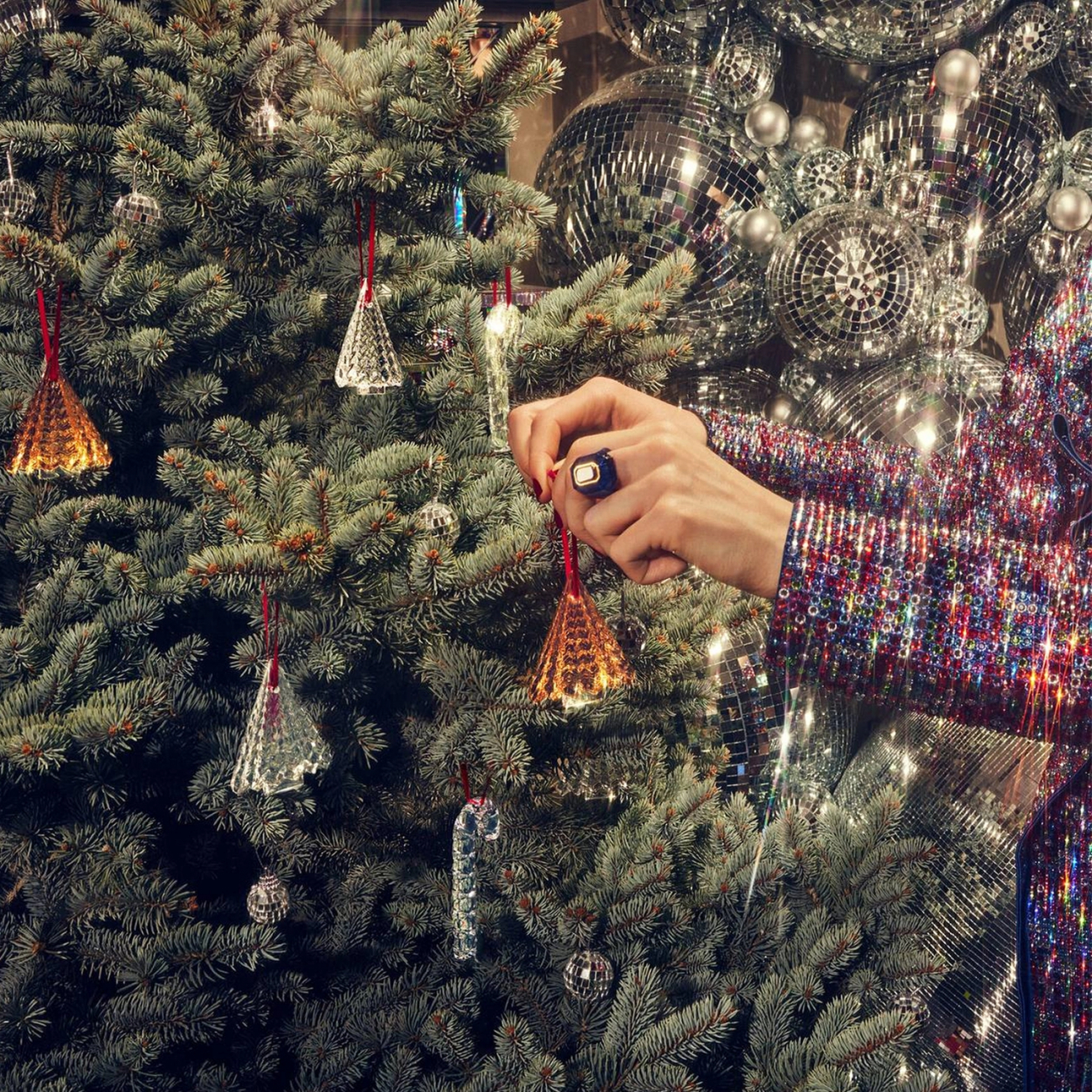 Елочная игрушка CANDY CANE 10 см хрусталь прозрачная – 2