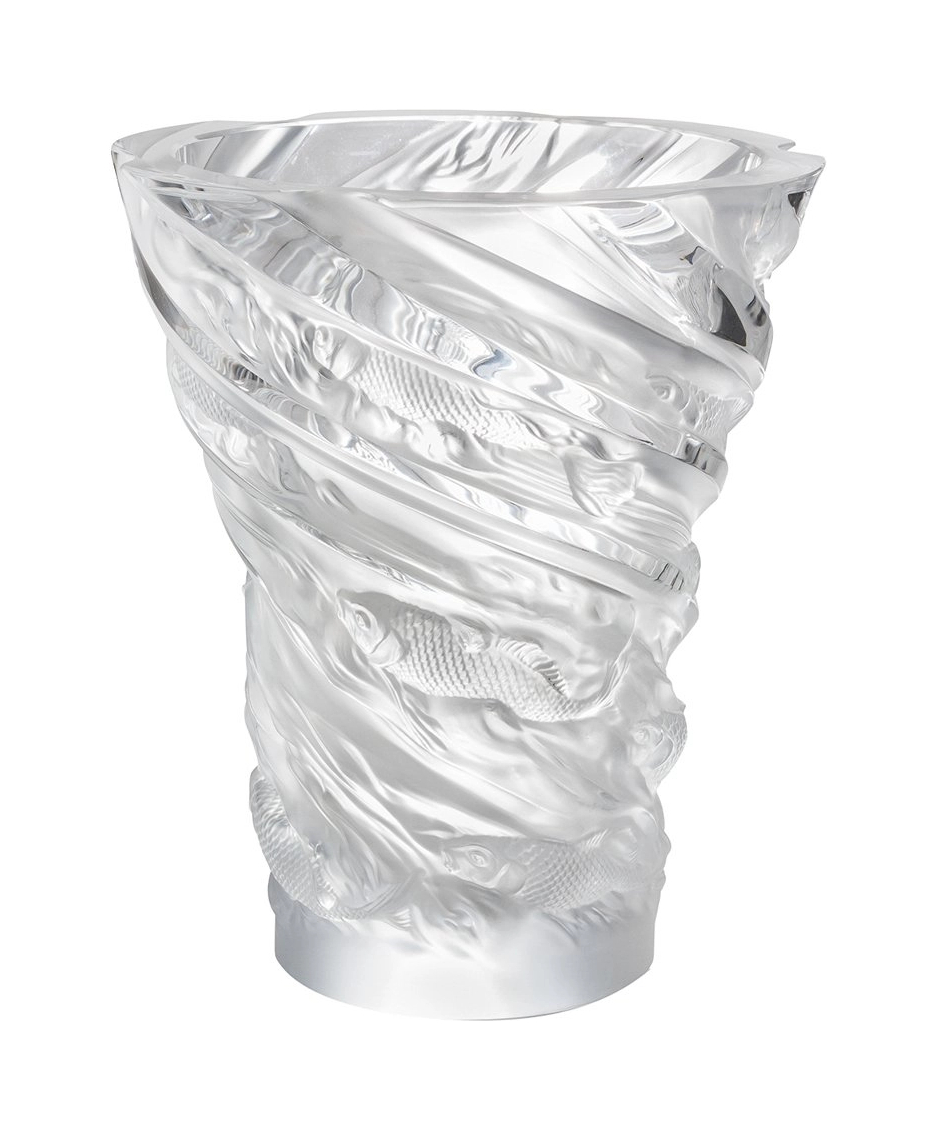 Ваза Carpe 35 см прозрачная, хрусталь