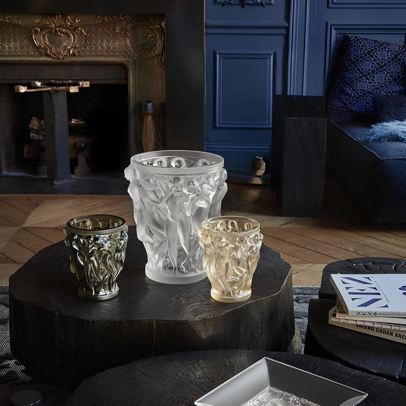 Ваза Bacchantes 34.4 см прозрачная, хрусталь Lalique 10119500