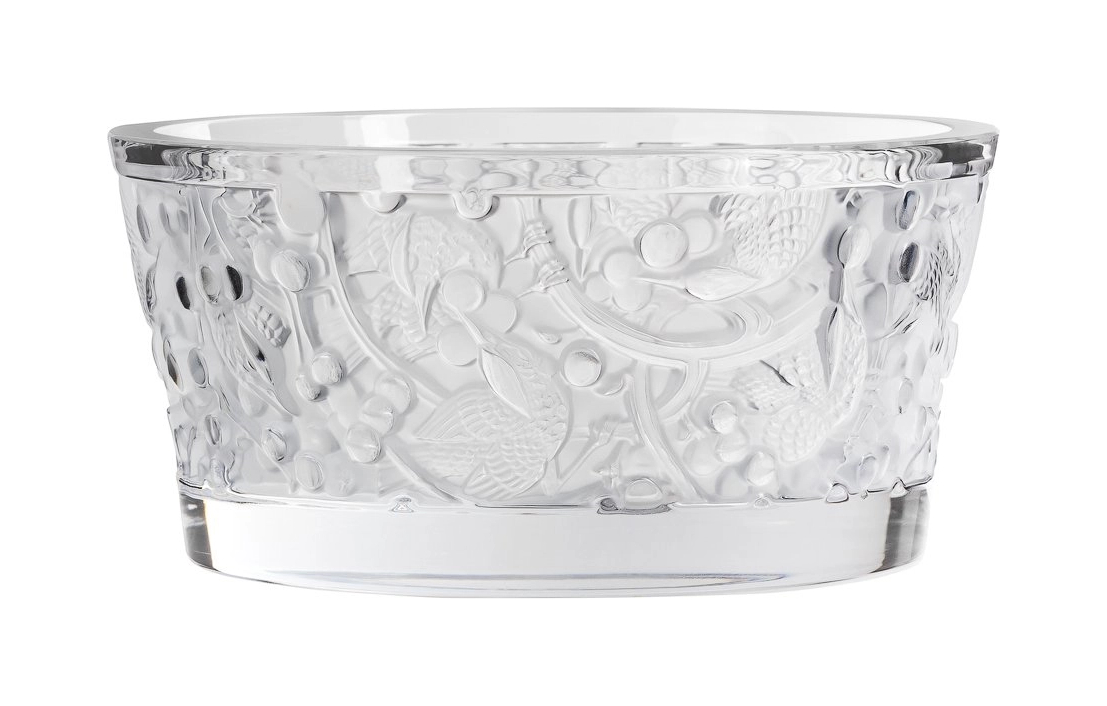 Ваза для фруктов Merles et Raisins 23.7 см прозрачная, хрусталь