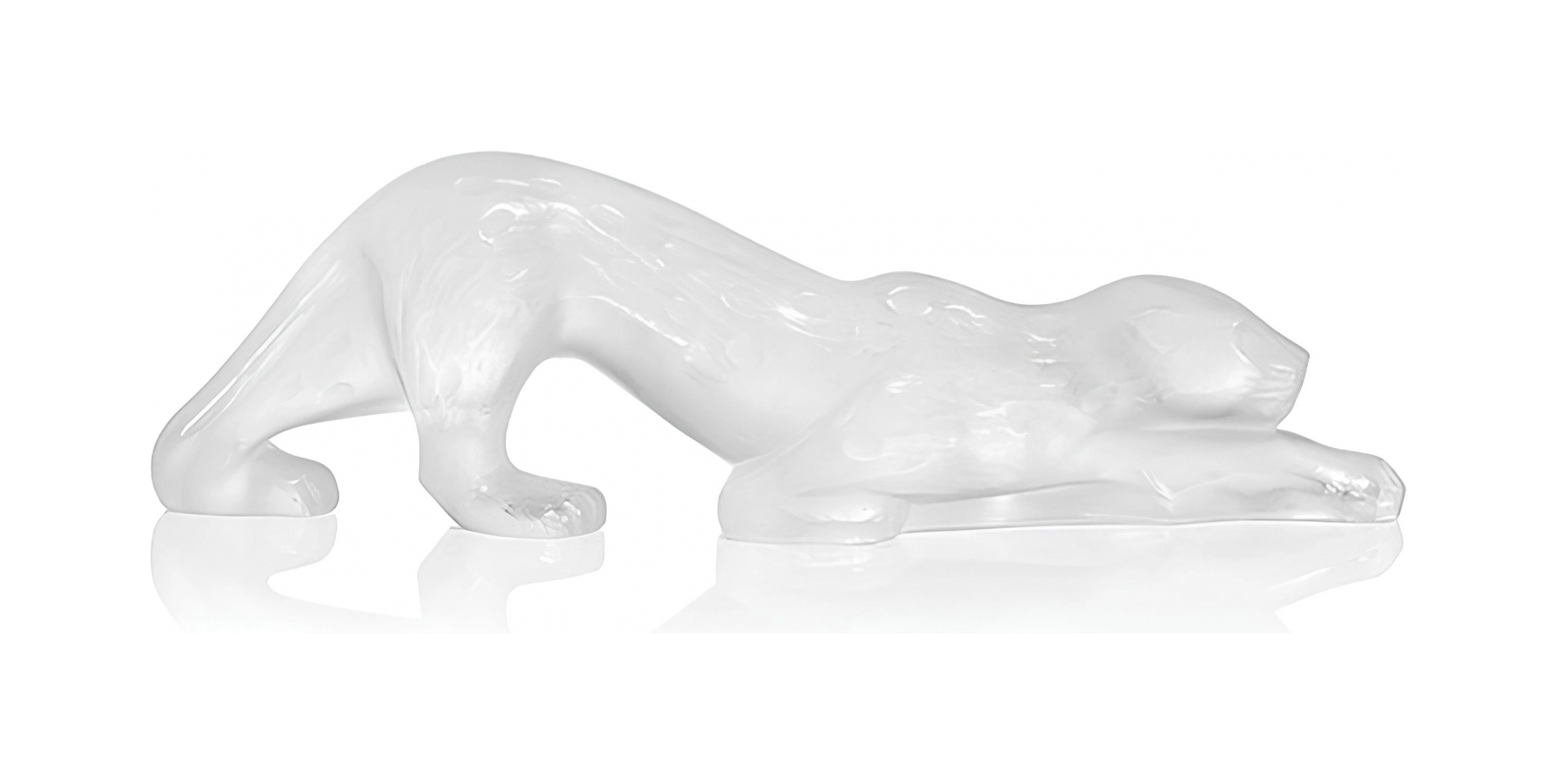 Статуэтка Zeila Пантера 21х4.5 см прозрачная, хрусталь