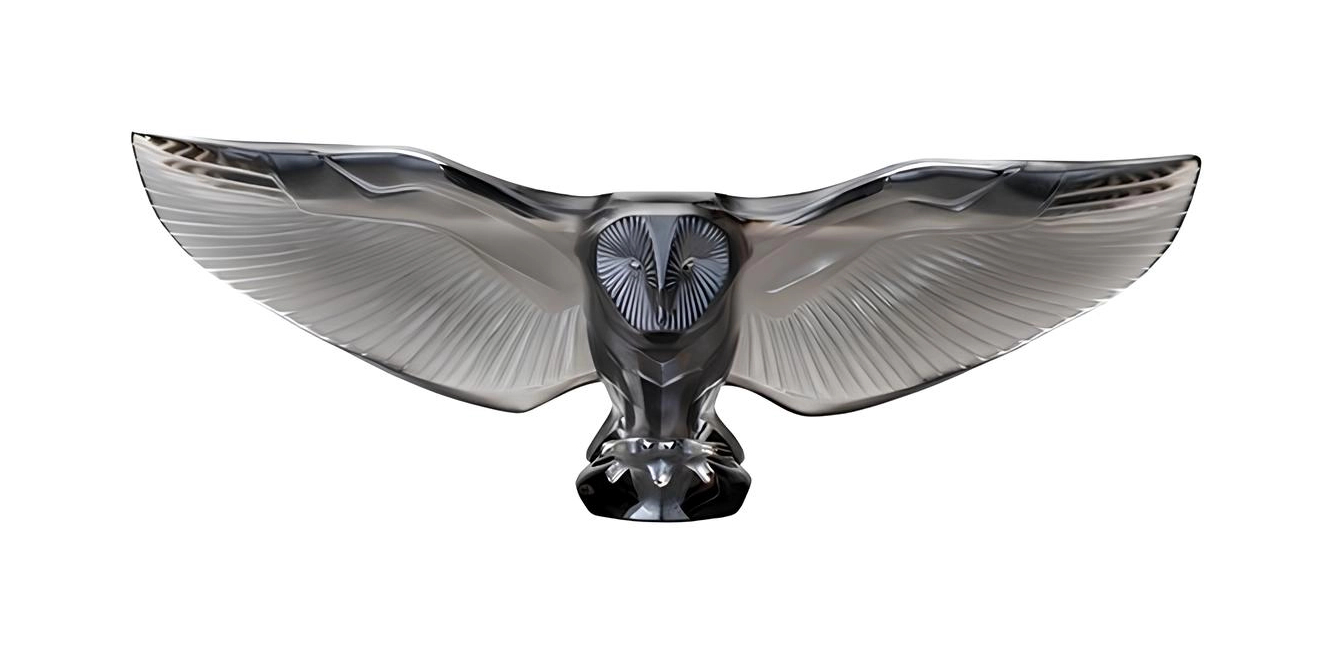 Статуэтка Barn Owl Сова 42 см бронзовая, хрусталь