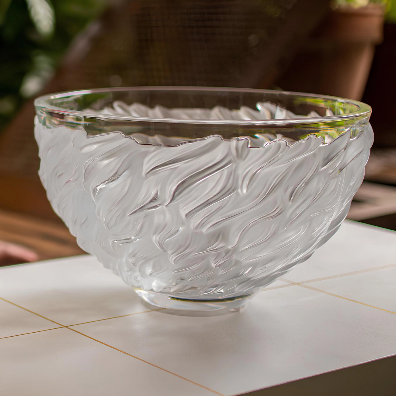 Ваза для фруктов Fourrure 29.7 см прозрачная, хрусталь – 2