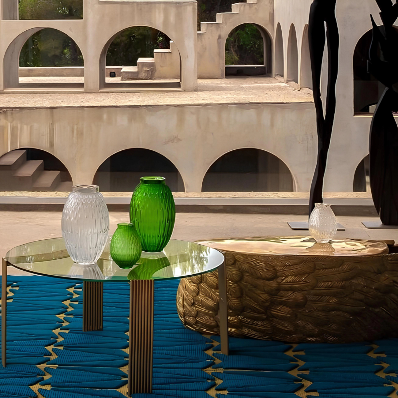 Ваза Plumes 26.5 см прозрачная, хрусталь Lalique 10758400