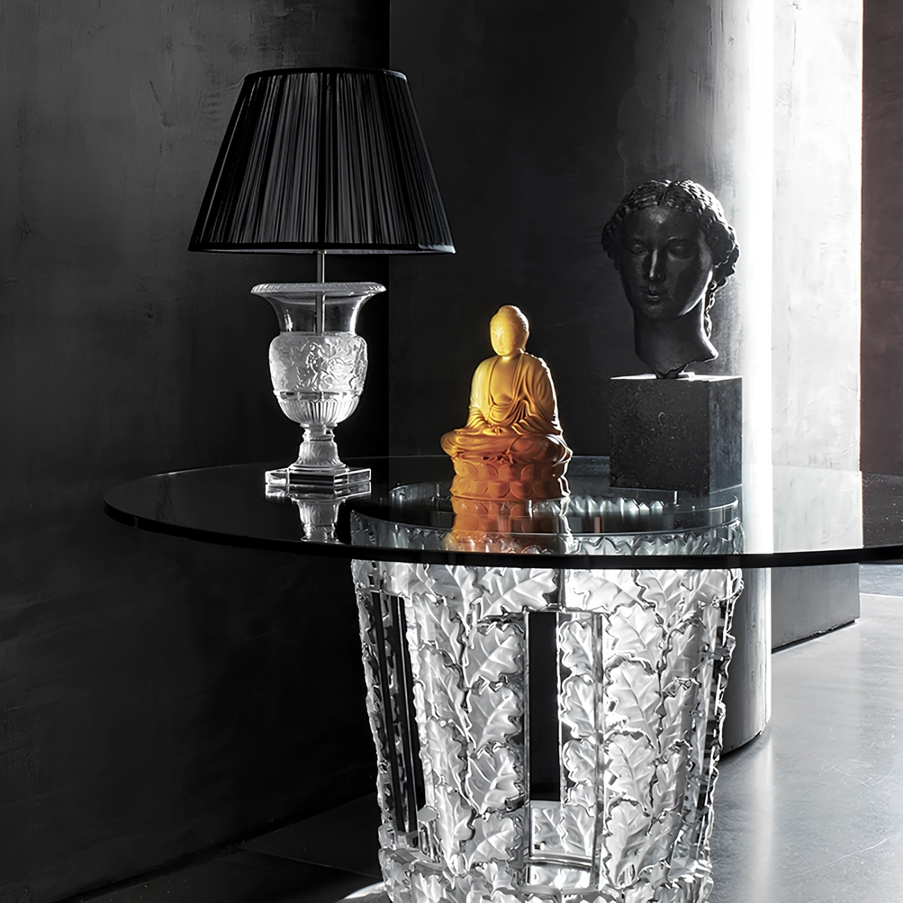 Статуэтка Buddha Будда 18 см янтарная, хрусталь Lalique 10140300