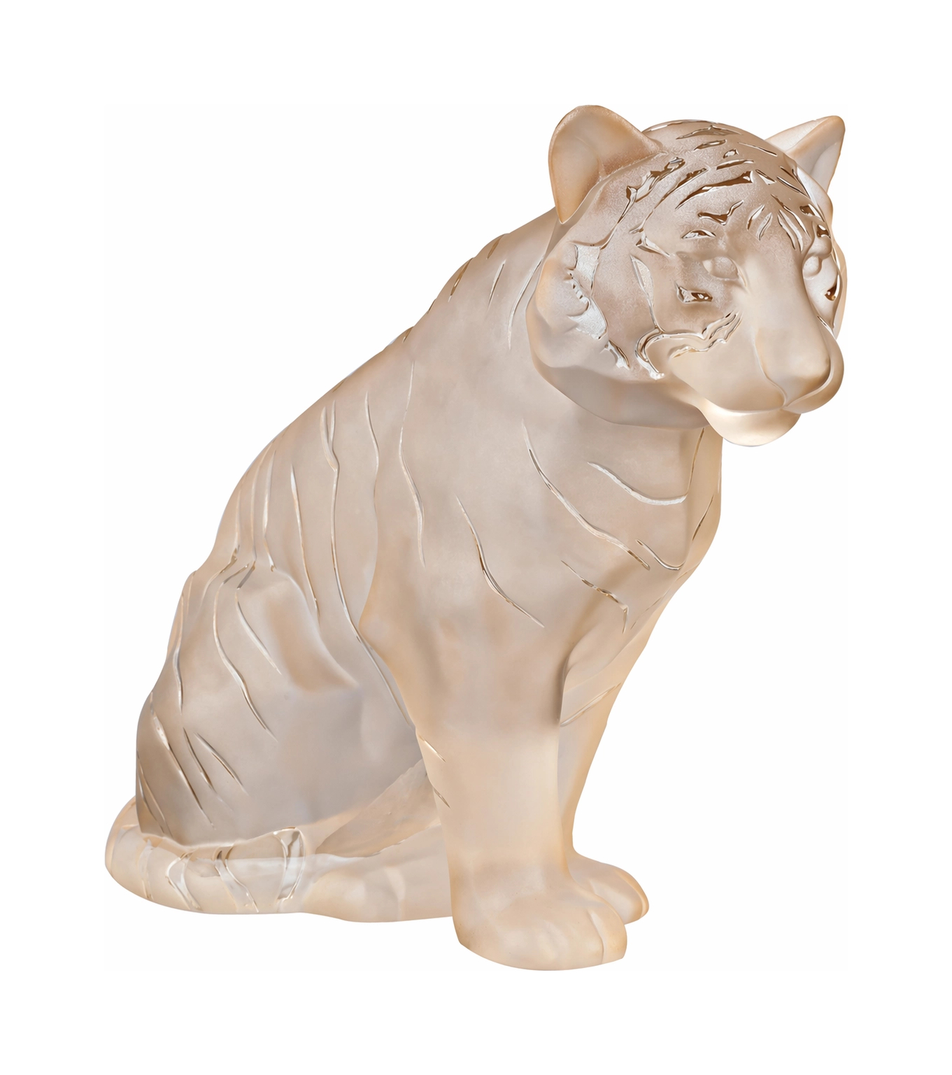 Статуэтка Tiger Тигр 24 см золотистый, хрусталь