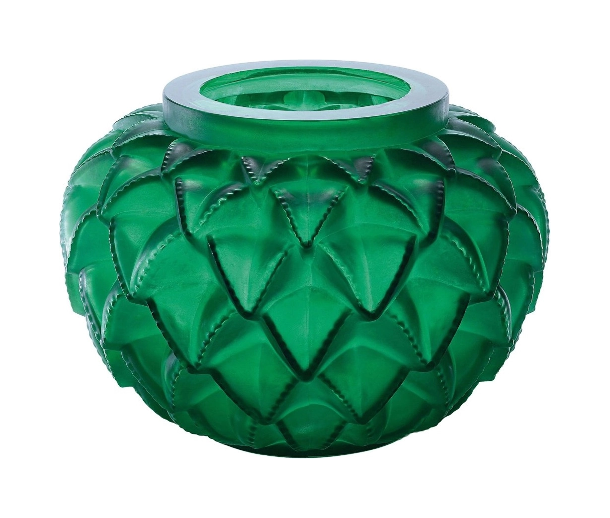 Ваза Languedoc 21.5 см зеленая, хрусталь