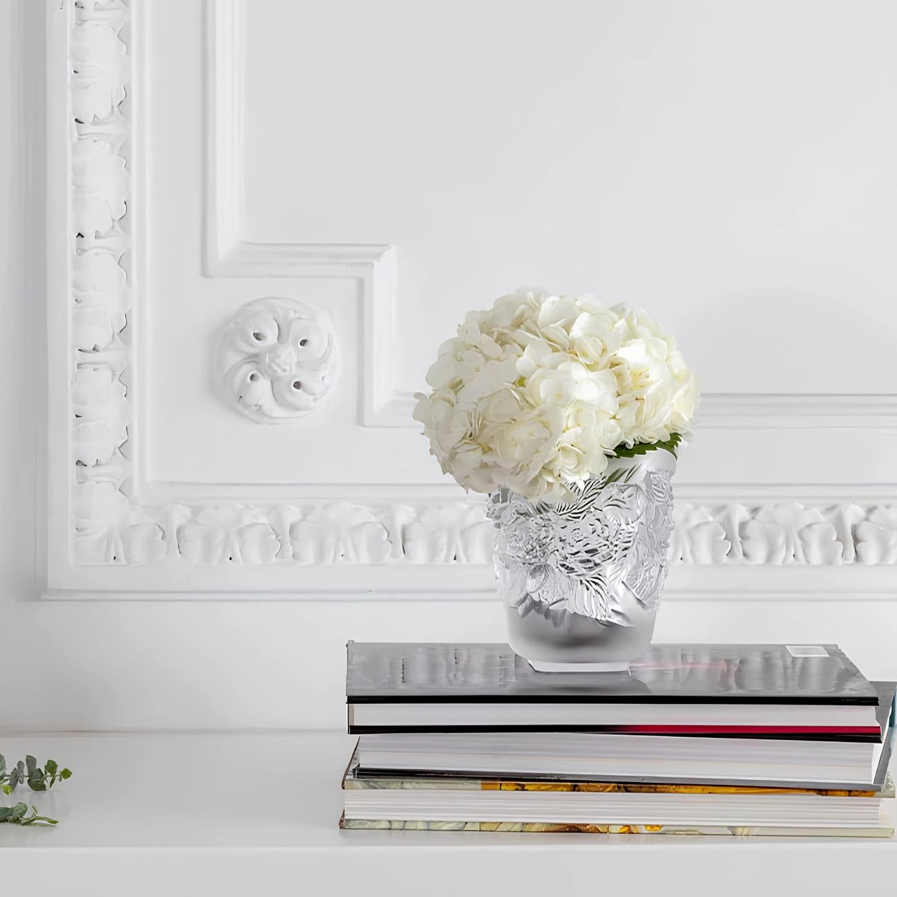 Ваза Pivoines 14 см прозрачная, хрусталь Lalique 10708500