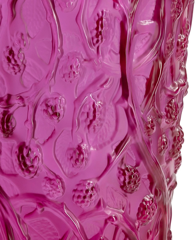 Ваза Mures 49 см фуксия, хрусталь Lalique 10732700