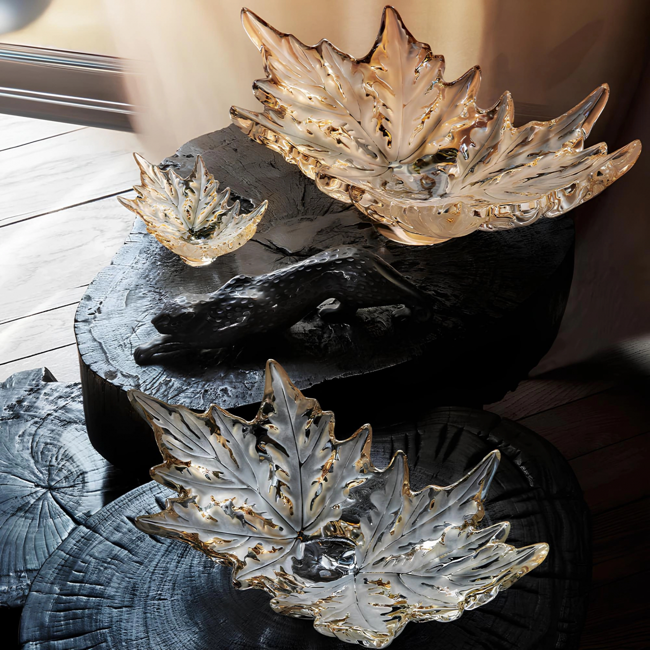 Ваза для фруктов Champs-Elysees SS золотистая, хрусталь – 2