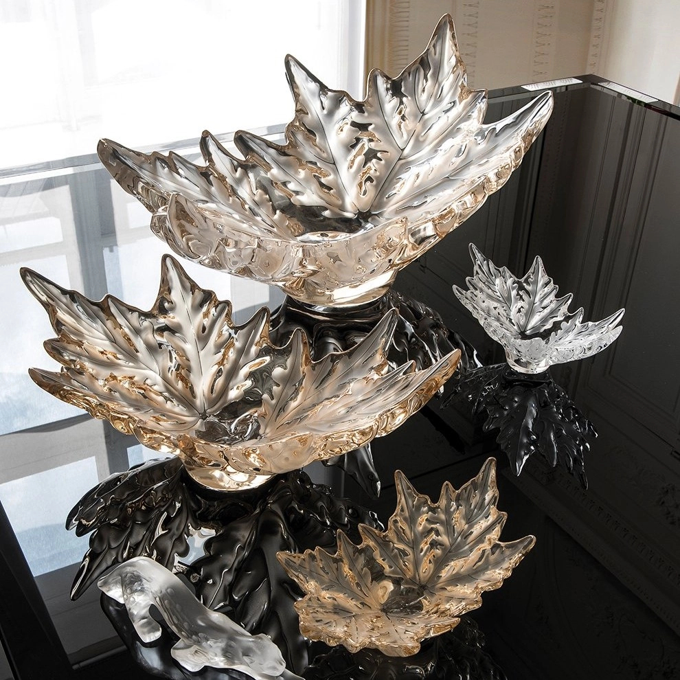 Ваза для фруктов Champs-Elysees LS золотистая, хрусталь – 2