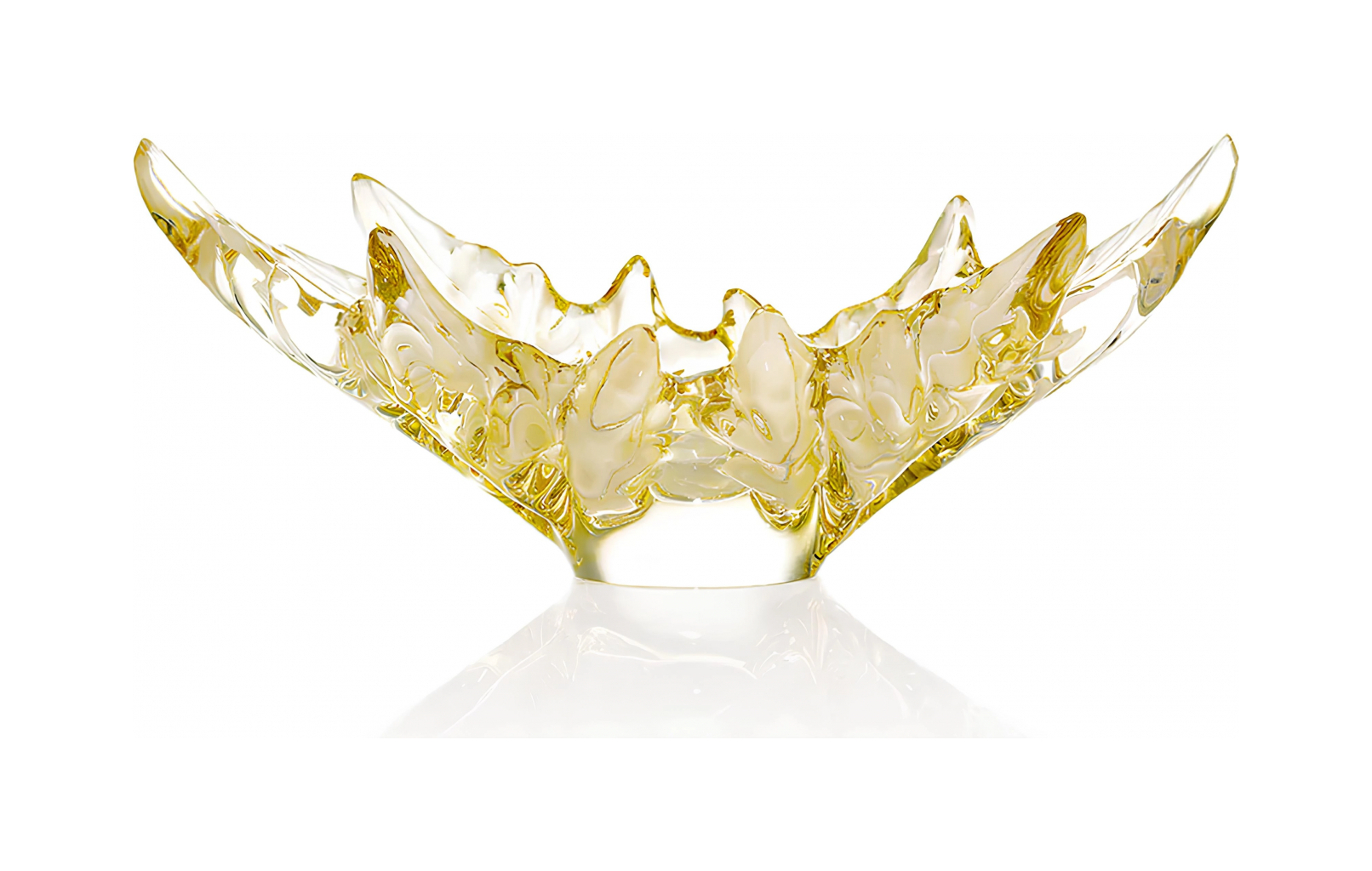 Ваза для фруктов Champs‑Elysées MS золотистая, хрусталь