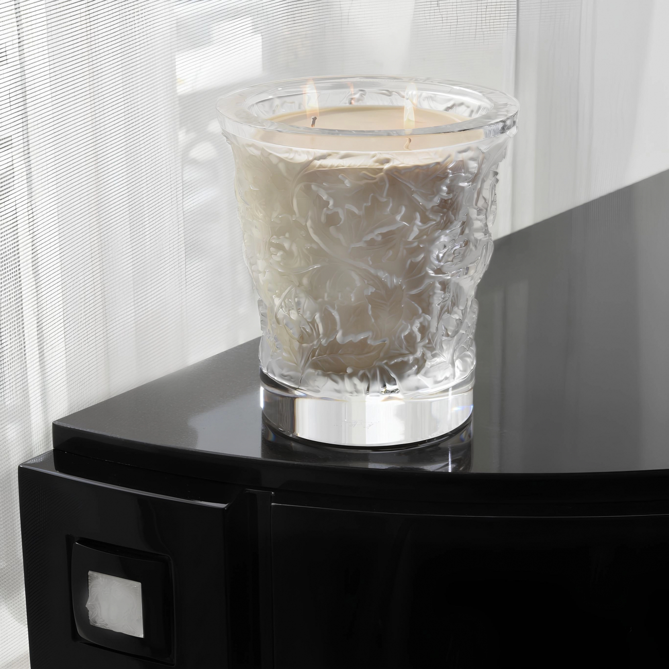 Свеча в стакане Forest прозрачная, хрусталь Lalique B14300