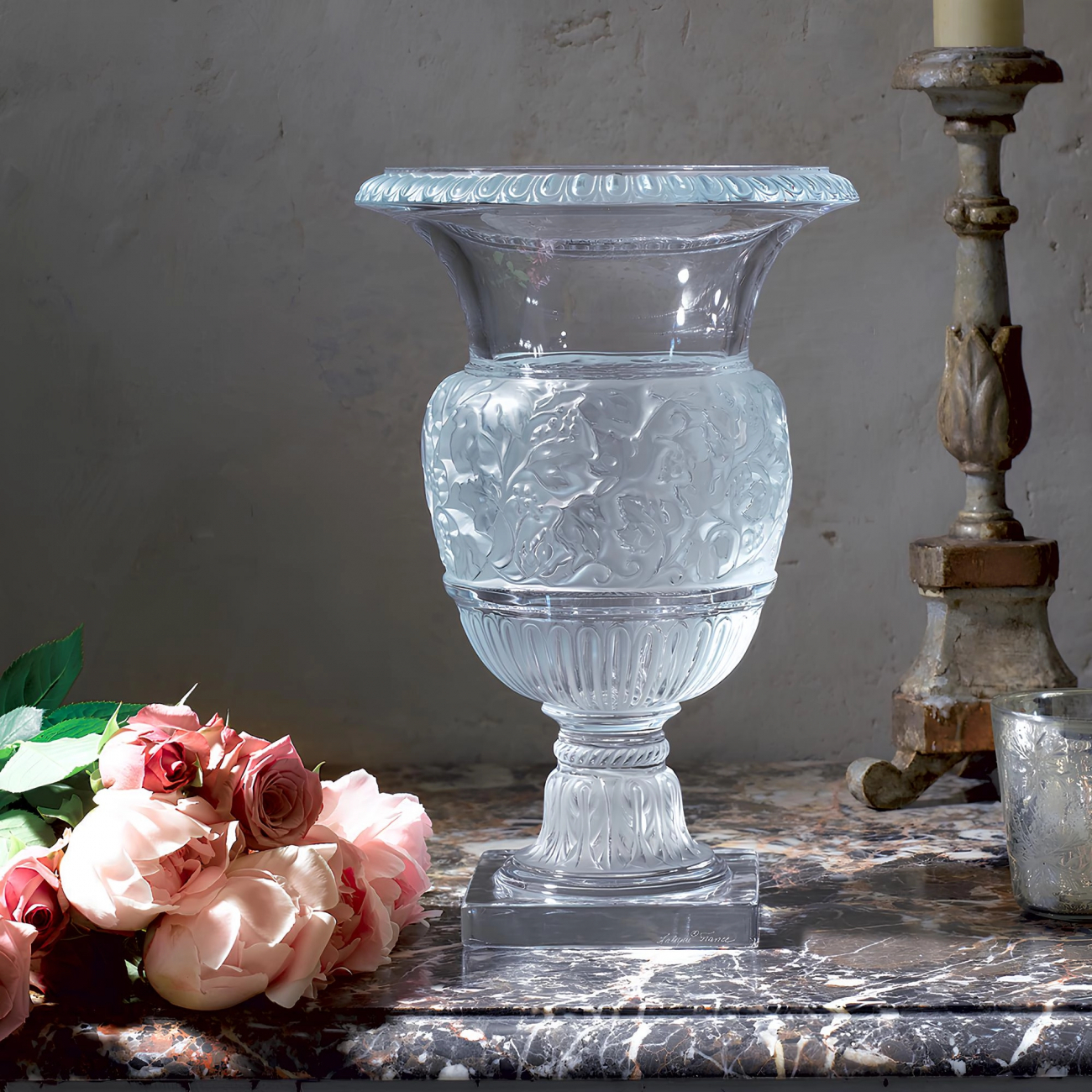 Ваза Versailles 34.5 см прозрачная, хрусталь – 2