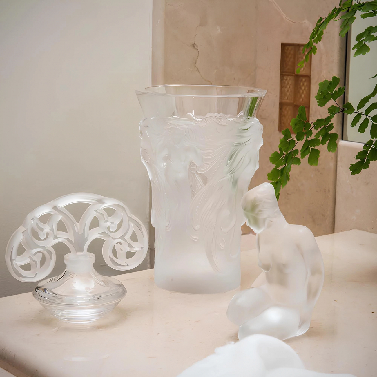 Ваза Fantasia 17.7 см прозрачная, хрусталь Lalique 1262600