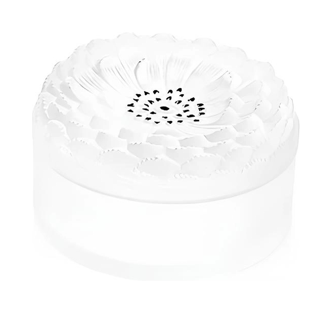 Шкатулка Dahlia прозрачная, хрусталь