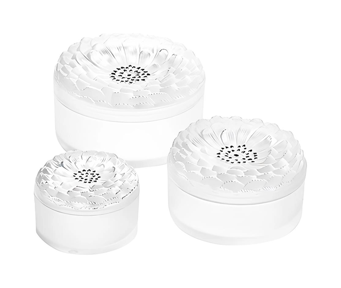 Шкатулка Dahlia прозрачная, хрусталь Lalique 1135500