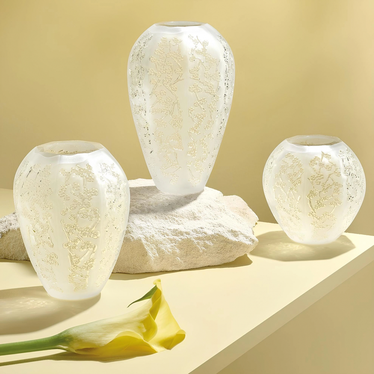 Ваза Sakura 14 см прозрачная, хрусталь – 2