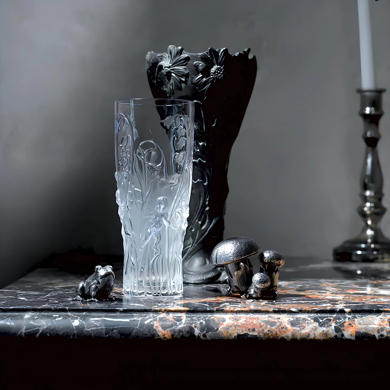 Ваза Elfes 19.5 см прозрачная, хрусталь – 2