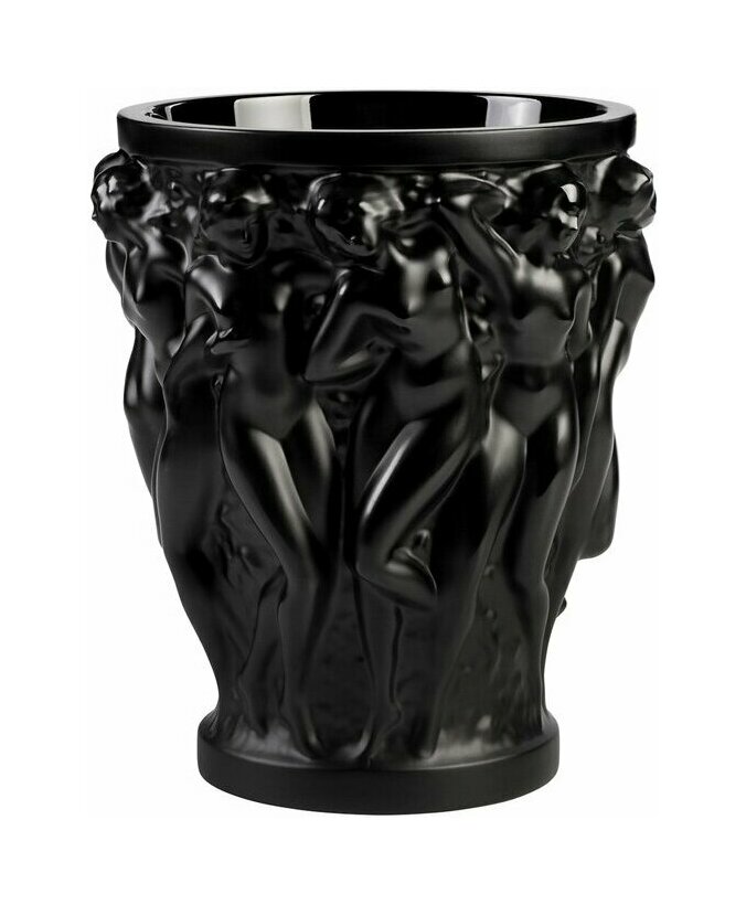 Ваза для цветов 14.6 см чёрная, хрусталь Lalique 10648400