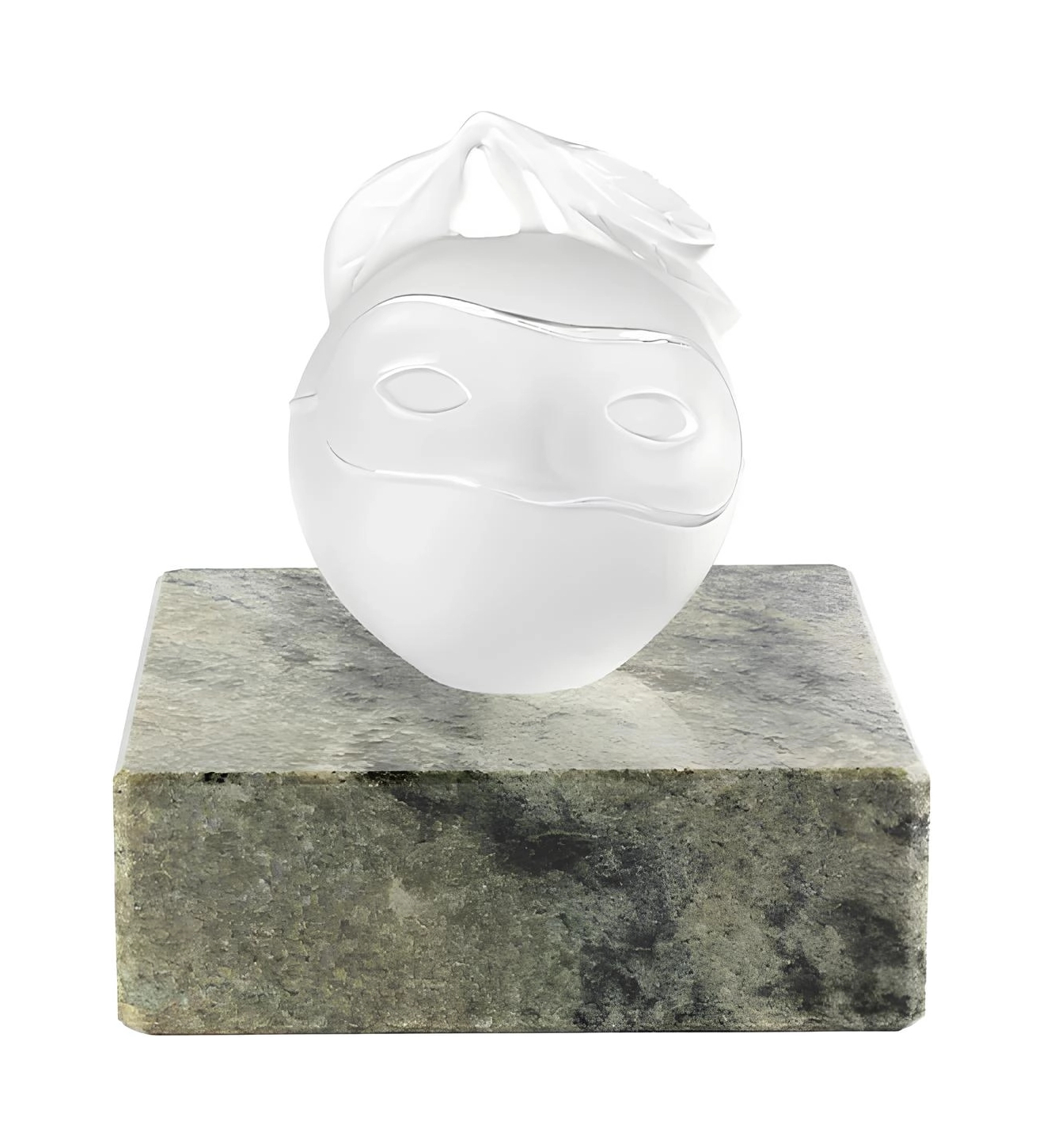 Скульптура Pomme прозрачная, хрусталь