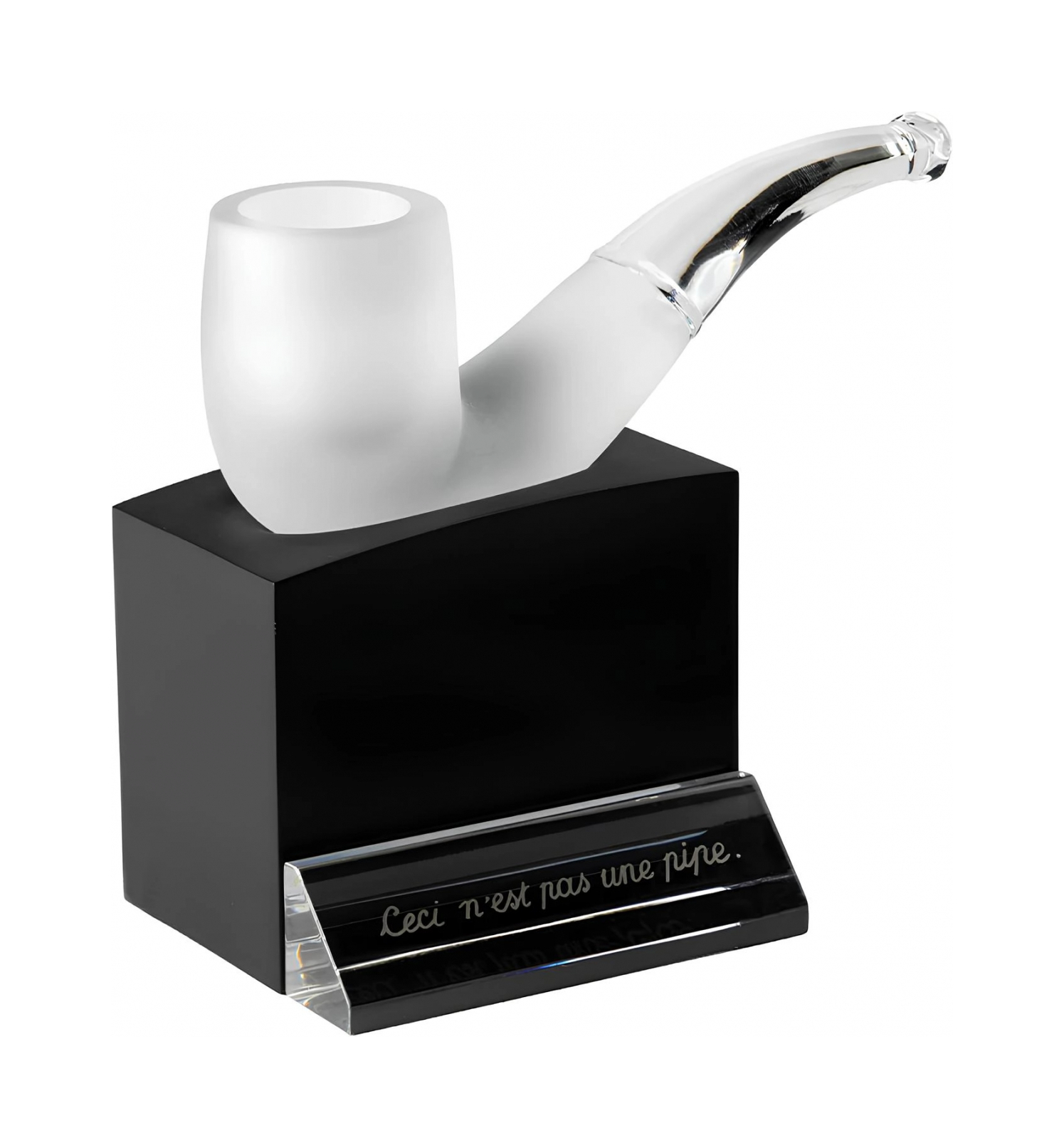 Скульптура Pipe прозрачная, хрусталь – 2