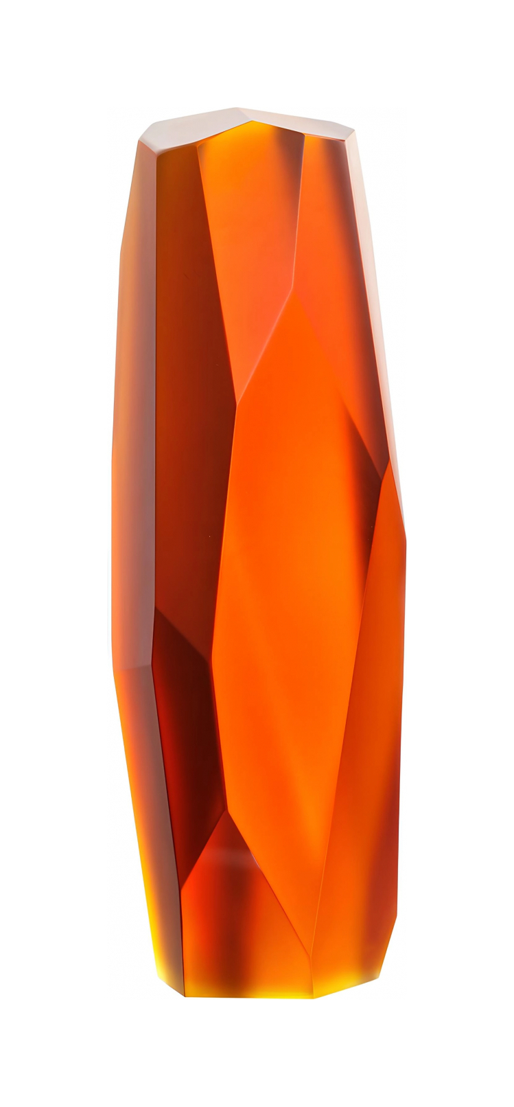 Скульптура RockStone 40 см янтарная, хрусталь