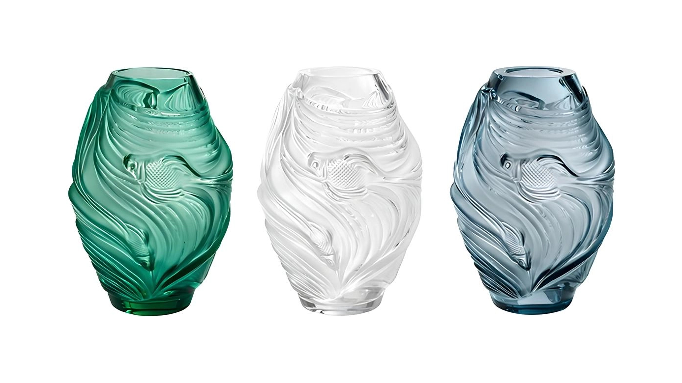 Ваза Combattants 17 см прозрачная, хрусталь Lalique 10684100