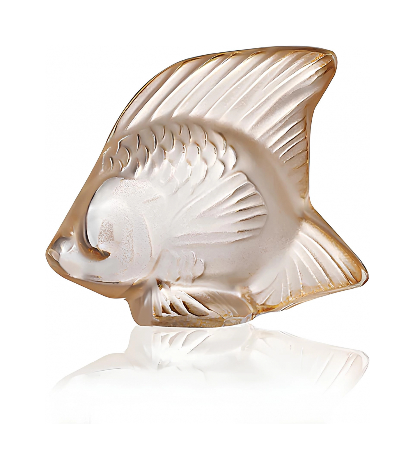 Статуэтка Рыбка золотистая, хрусталь