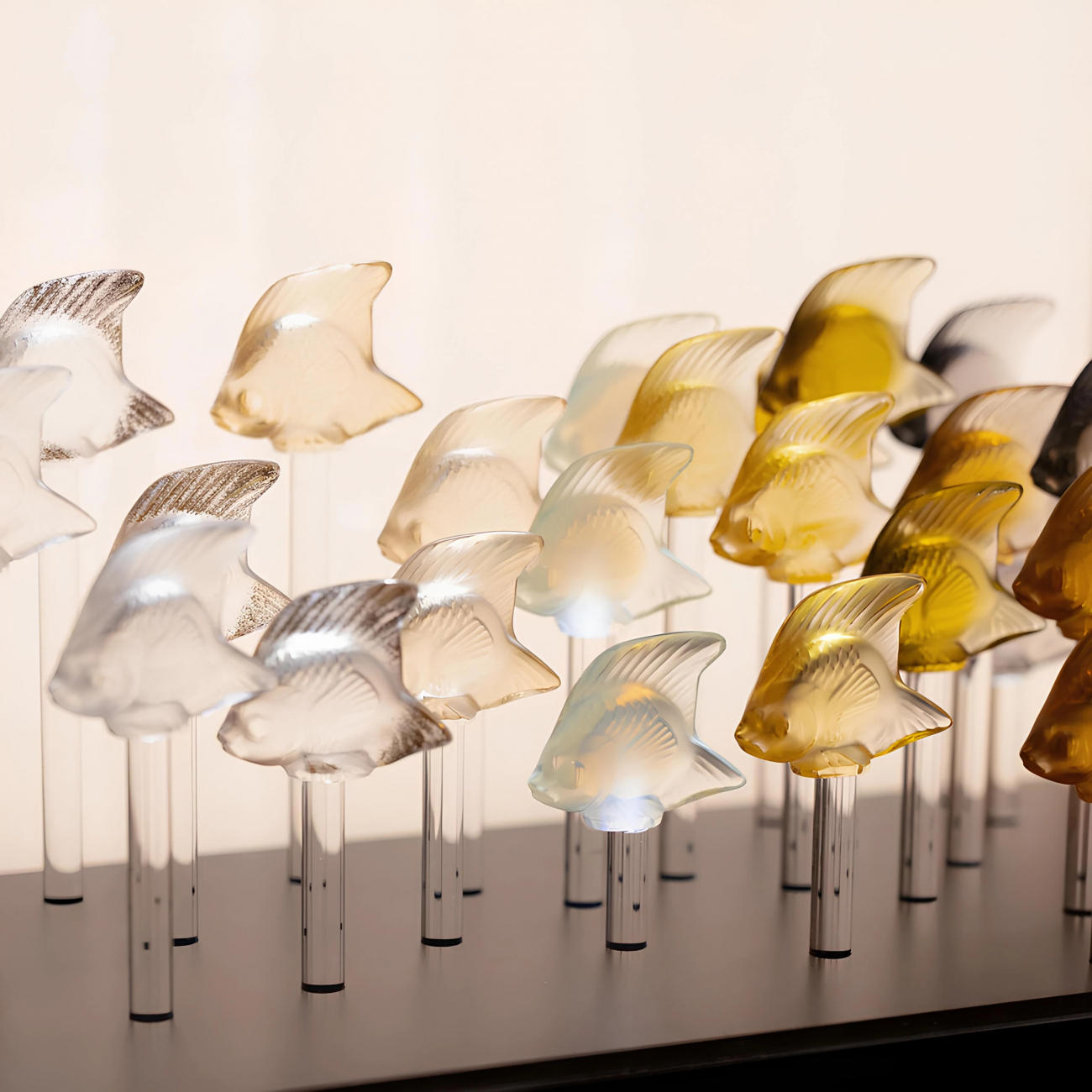 Статуэтка Рыбка золотистая, хрусталь Lalique 10543400