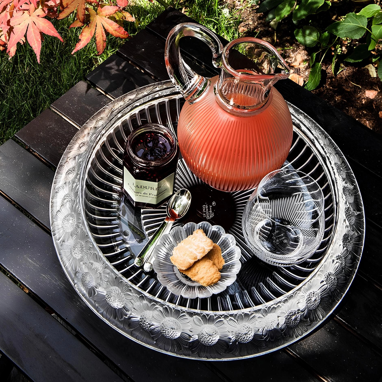 Чаша для фруктов Marguerites 36 см прозрачная, хрусталь – 2