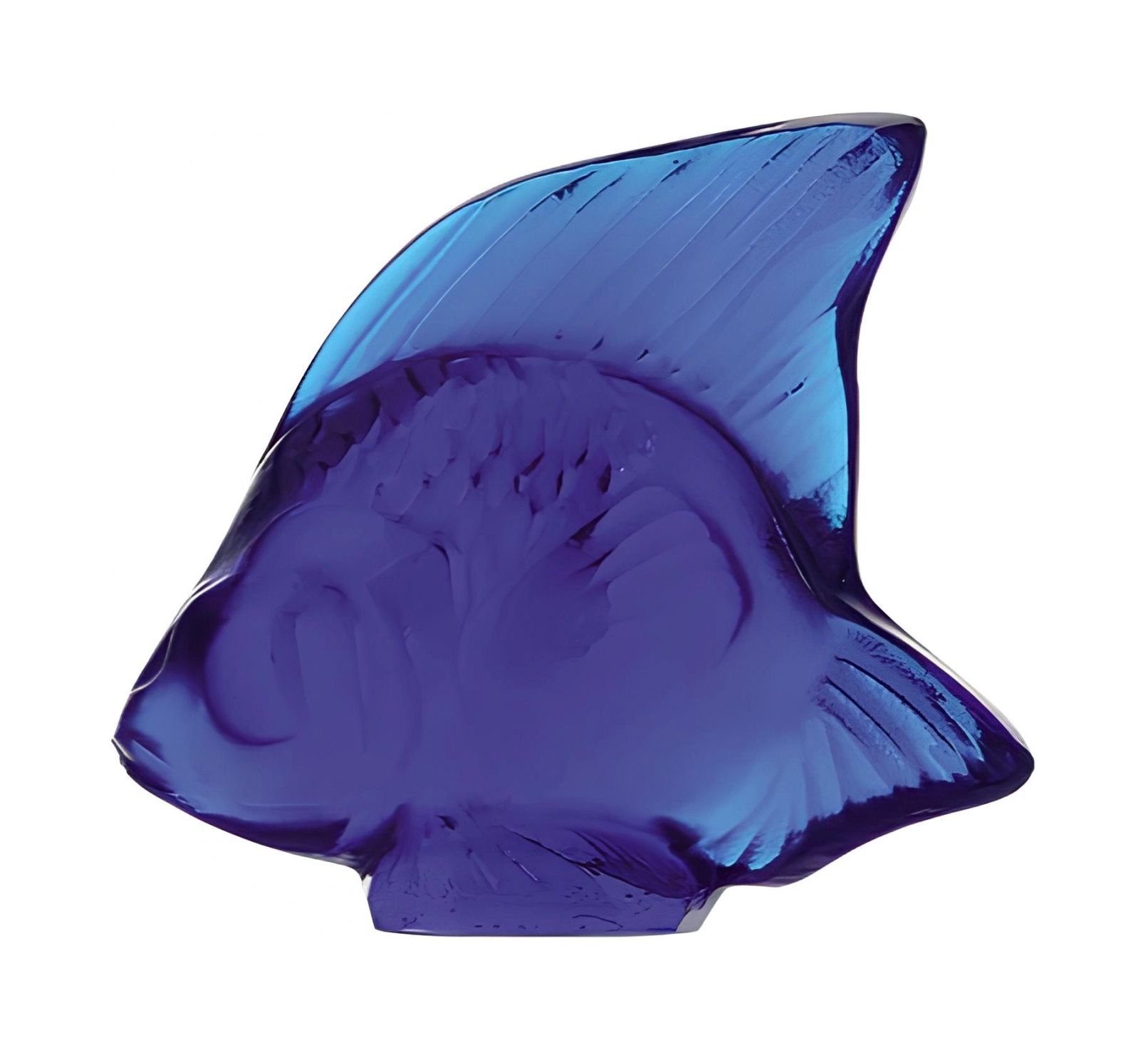 Статуэтка Рыбка синяя, хрусталь