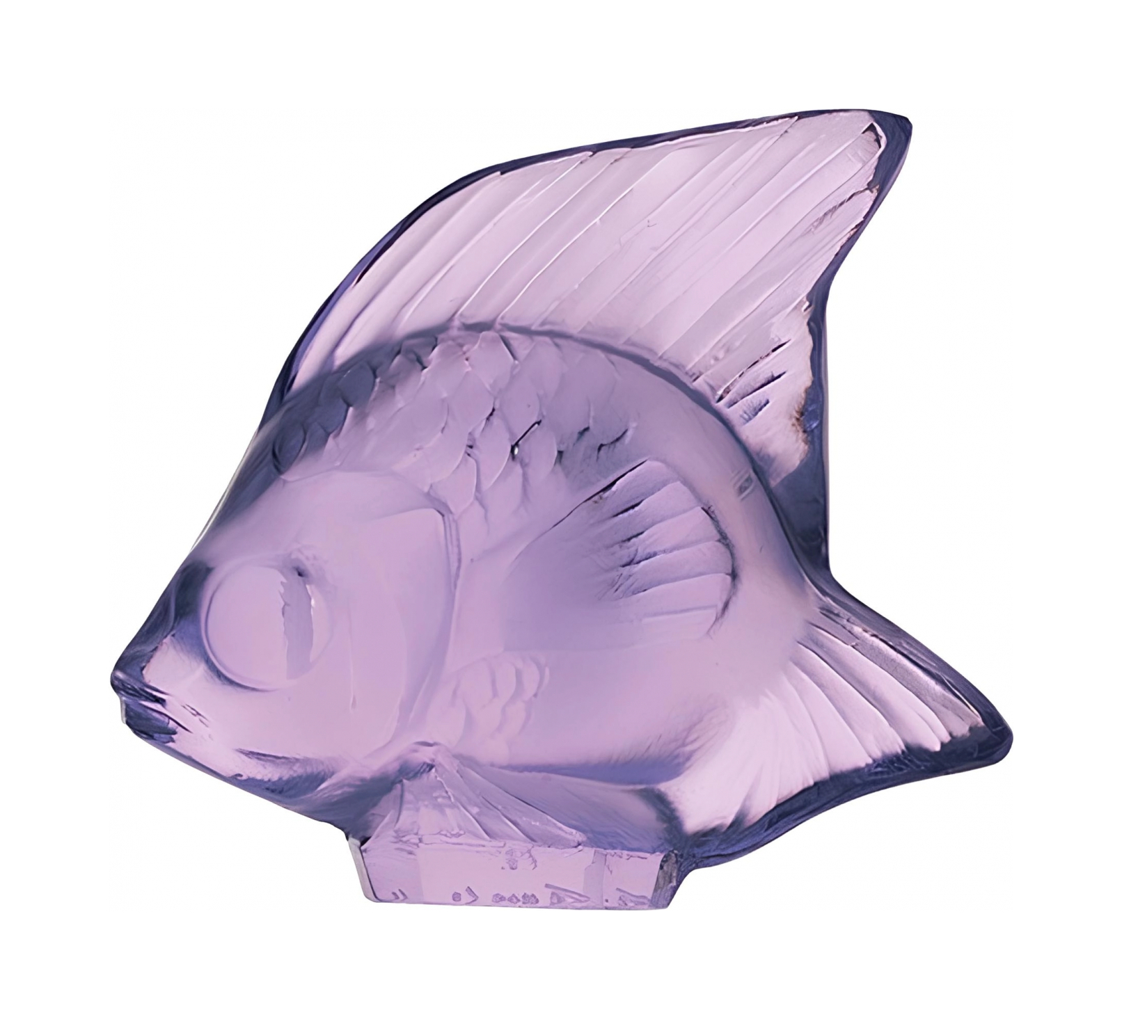 Статуэтка Рыбка лиловая, хрусталь