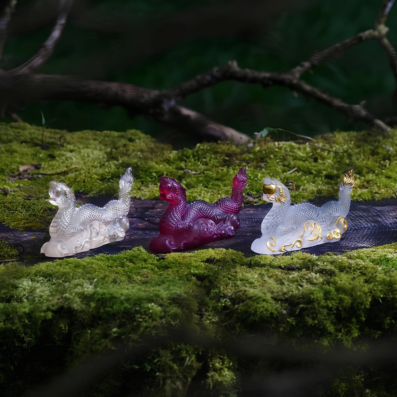 Статуэтка Tianlong позолота, хрусталь – 2