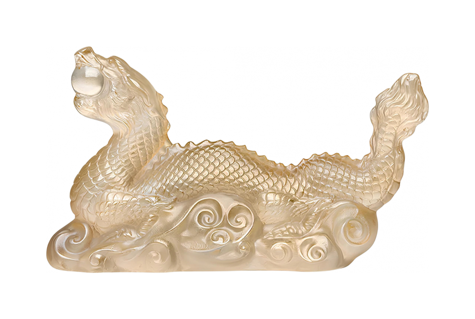 Статуэтка Tianlong золотистая, хрусталь