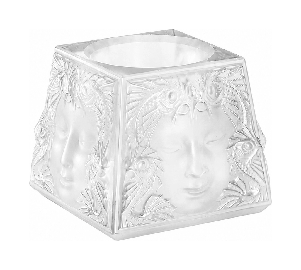 Подсвечник Masque de Femme 12х12 см прозрачный, хрусталь