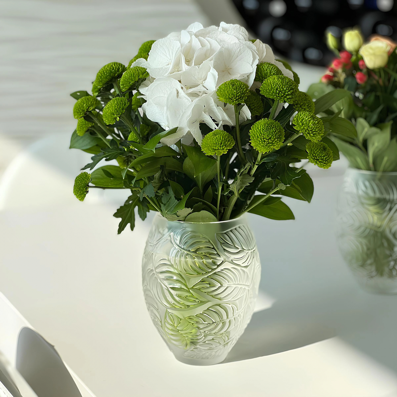 Ваза Feuilles 15 см прозрачная, хрусталь – 2