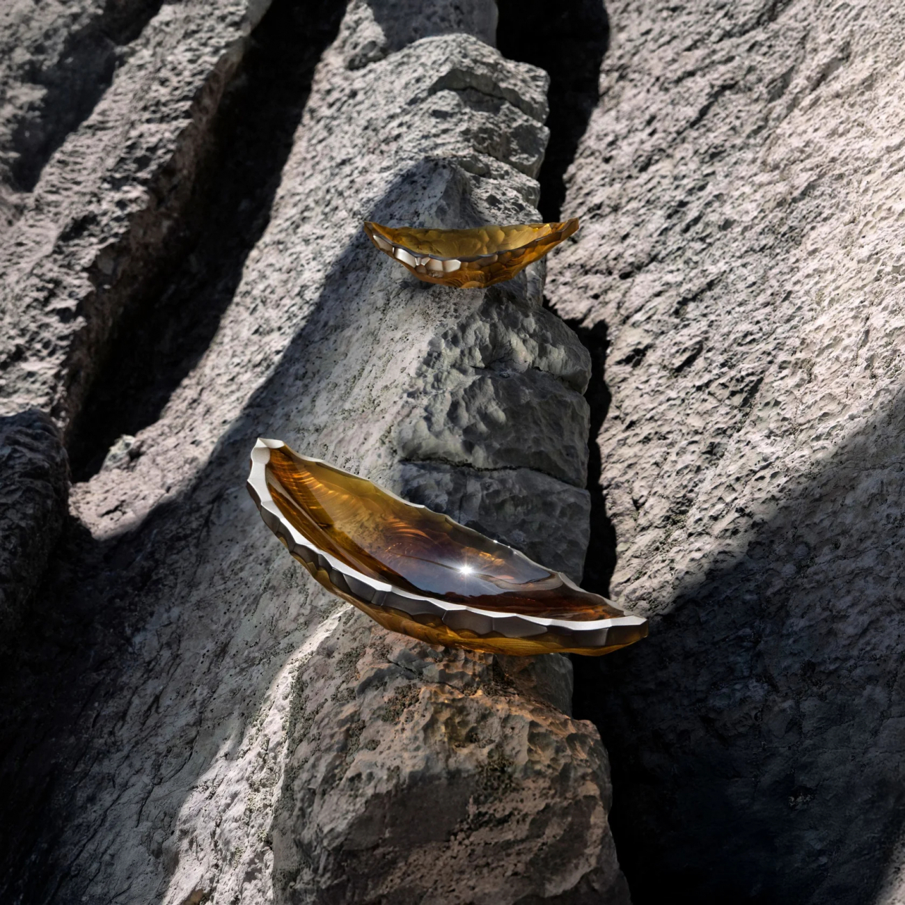 Блюдо для фруктов Silex 22х12 см янтарное, хрусталь – 2