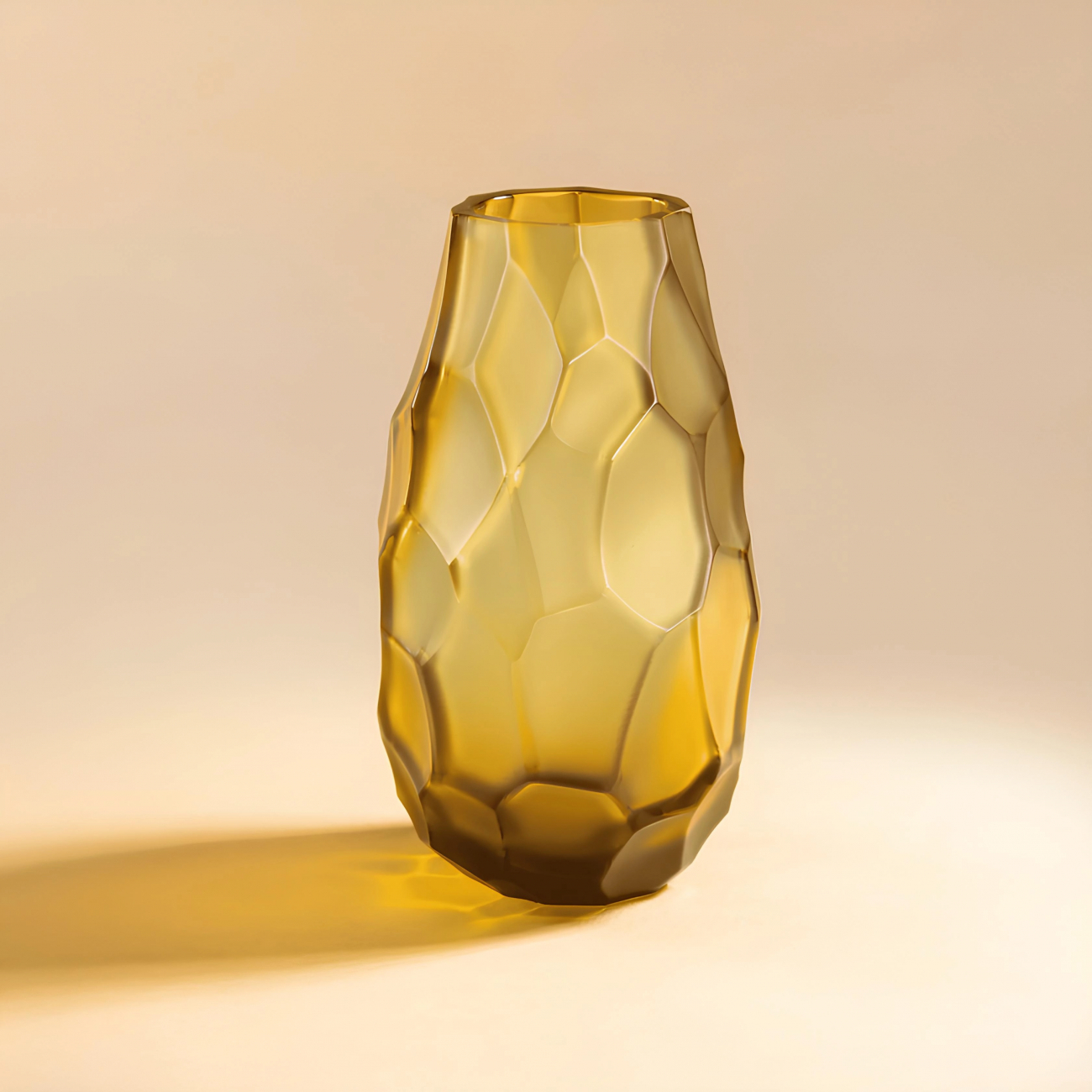 Ваза для цветов Silex 14 см жёлтая, хрусталь – 2