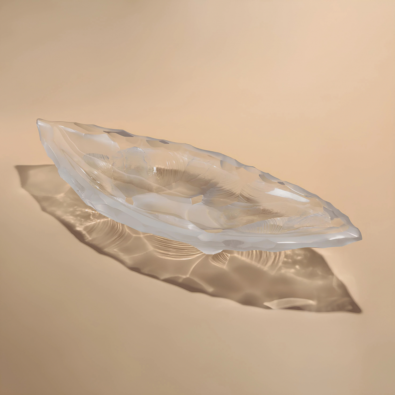 Блюдо для фруктов Silex 45.8х19.5 см прозрачное, хрусталь Lalique 10847600