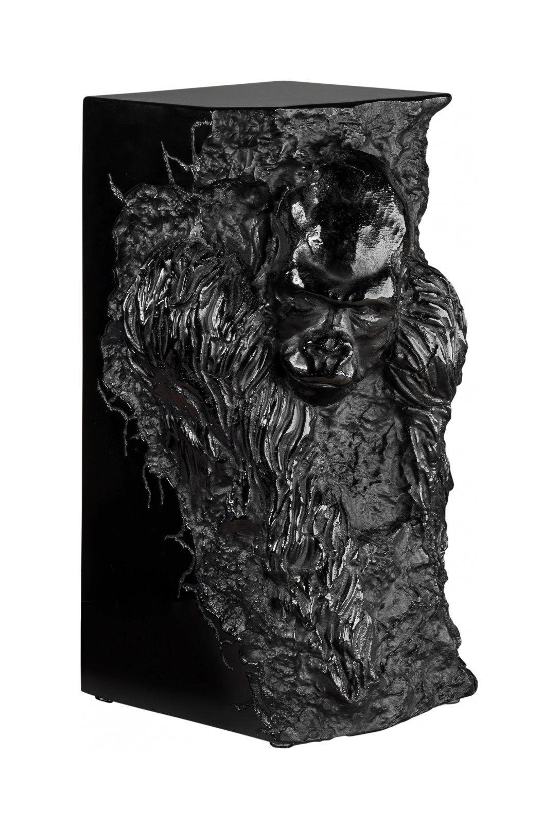 Скульптура Gorilla 30.5 см чёрная, хрусталь