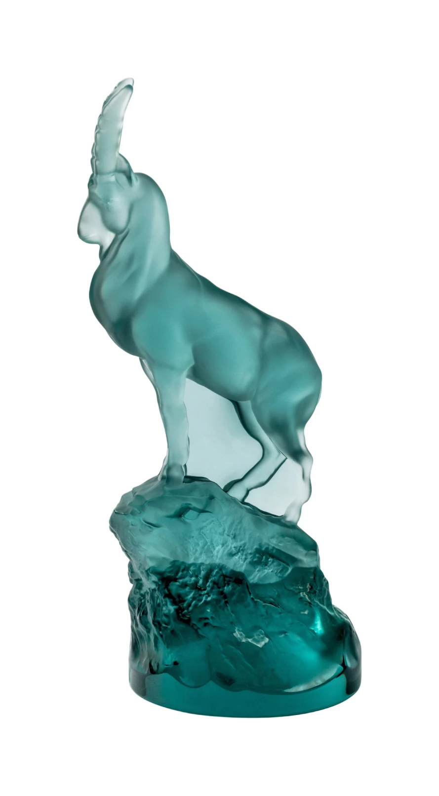 Статуэтка Ibex 33.5 см бирюзовая, хрусталь