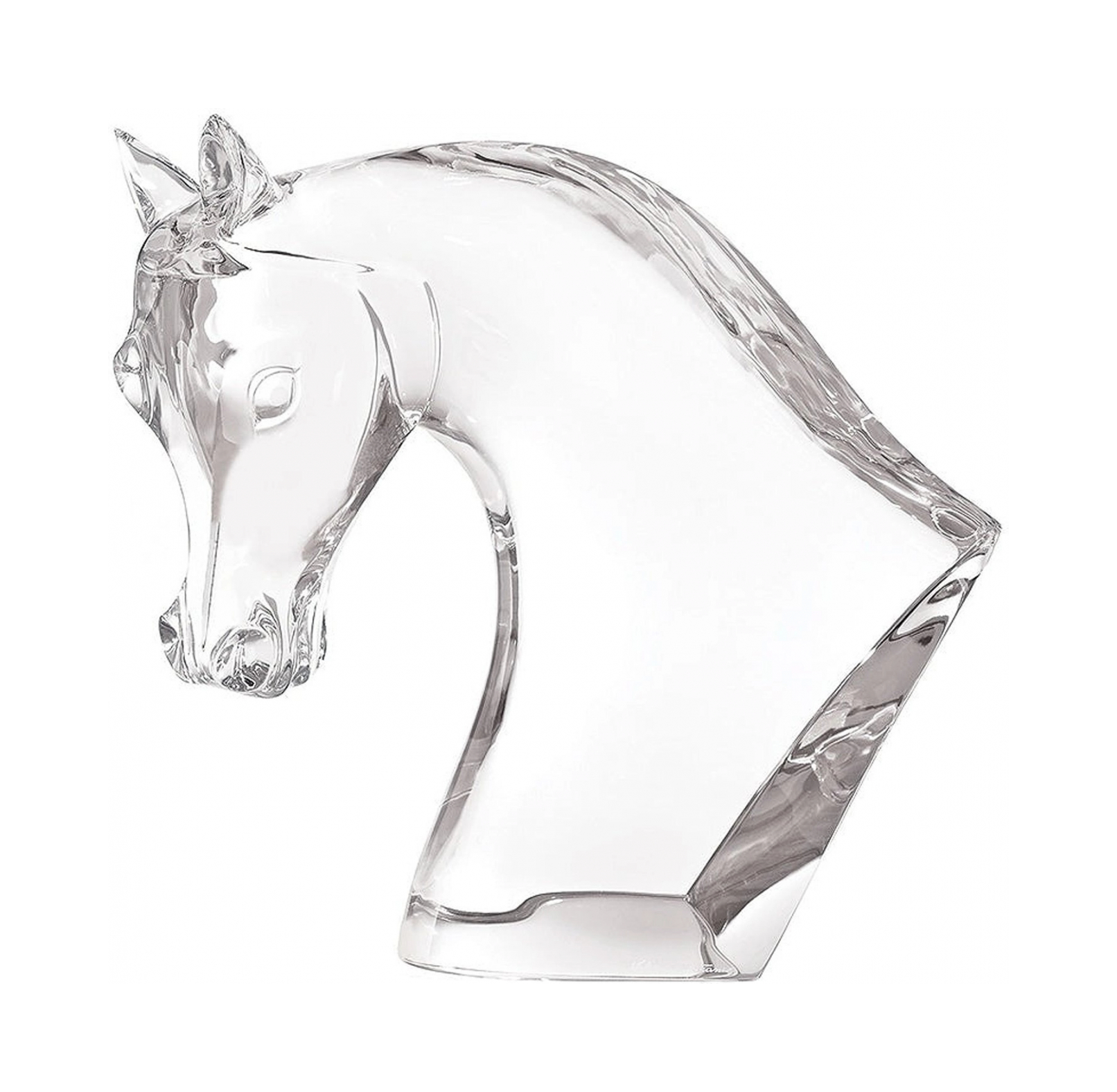 Скульптура Голова лошади 38 см хрусталь прозрачная Lalique 77347396