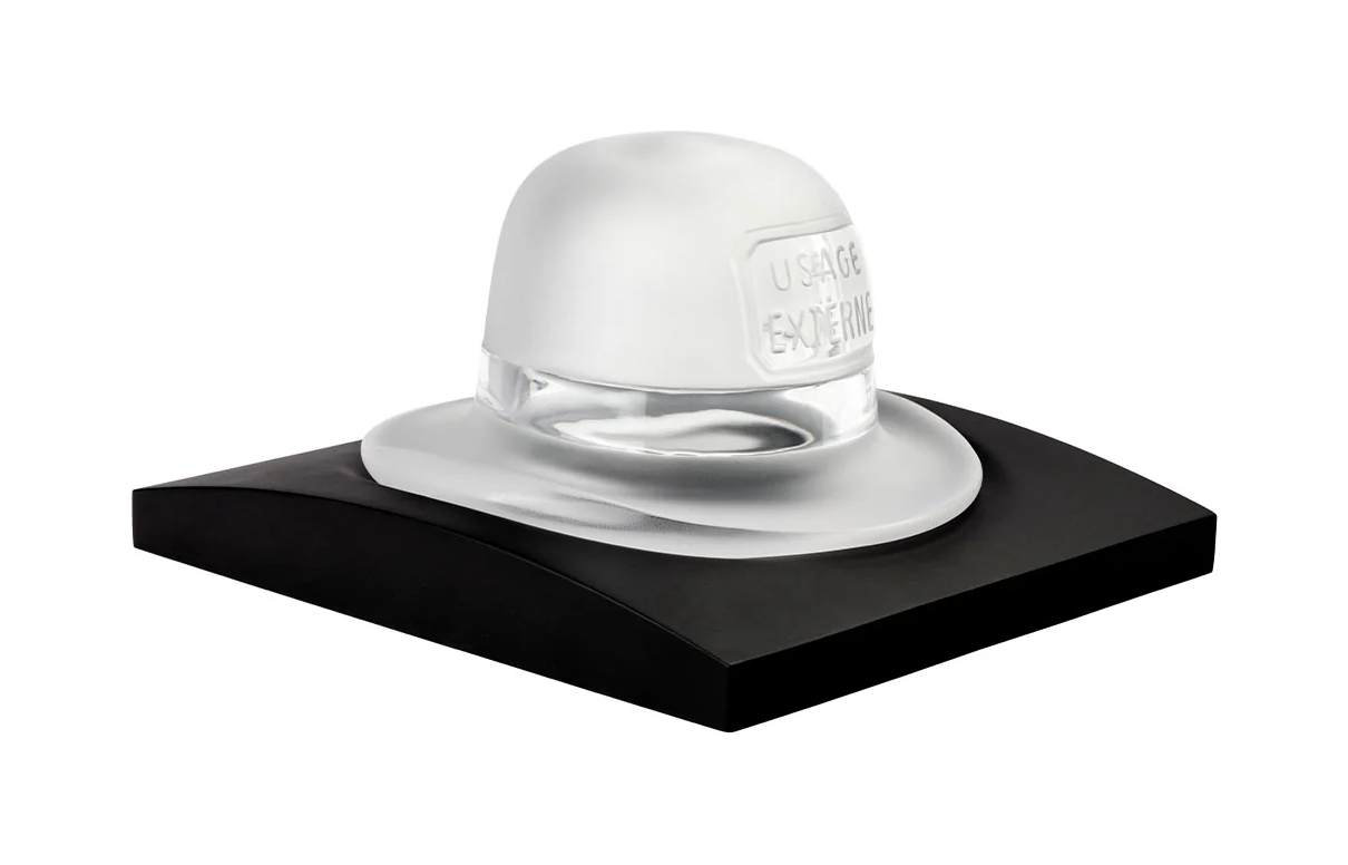 Скульптура Chapeau прозрачная, хрусталь – 2