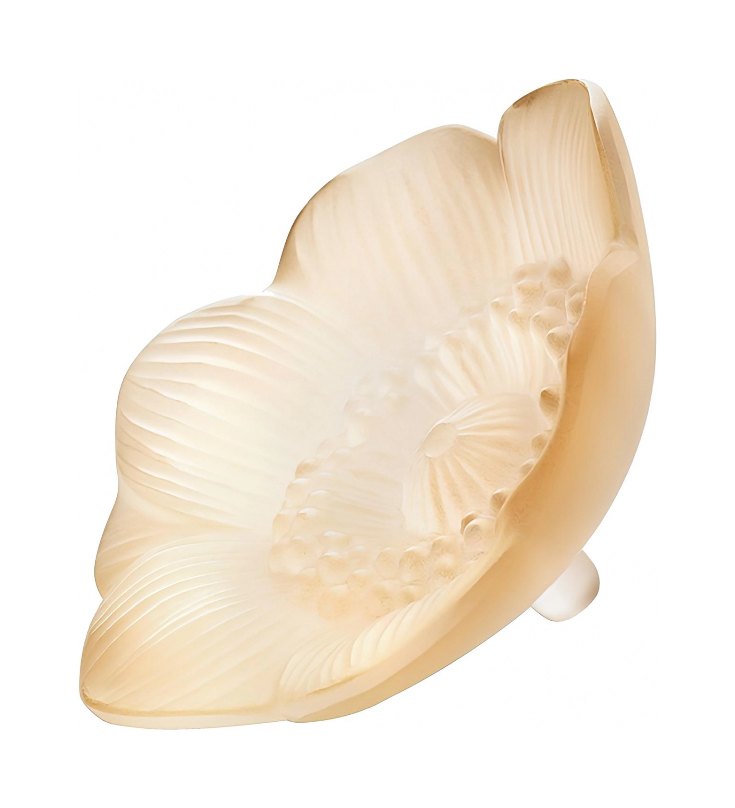 Статуэтка Anemone золотистая, хрусталь